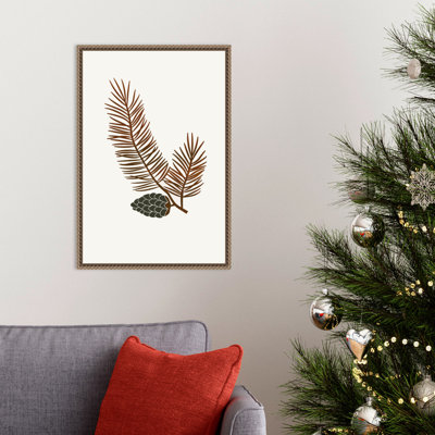 «Pine» par Kubistika, reproduction d'art sur toile encadrée