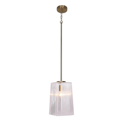 Luminaire suspendu géométrique à 1 lumière Donanen