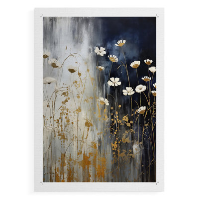FLORAL Series CCCXCVI -Canvas Print Only - NOT FRAMED