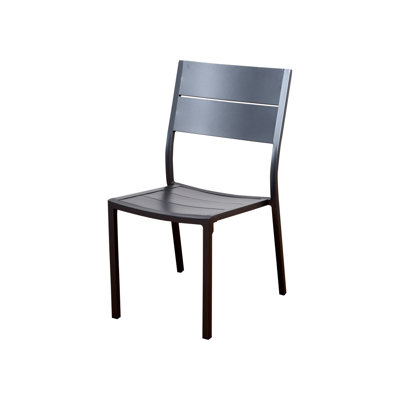 Ensemble de 4 chaises de patio en aluminium Rafael