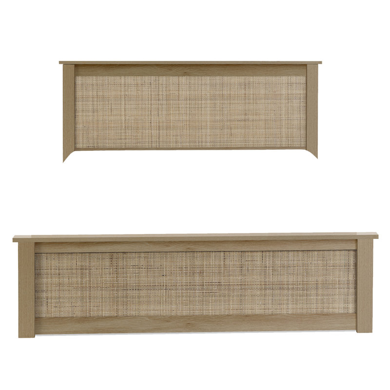 Padstow Ottoman 150Cm King Bed - Black, Oak, UK Double (150.5 x 206 cm)
