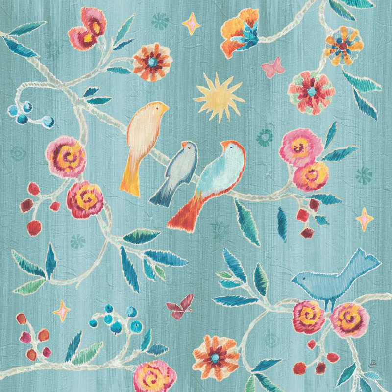 Ma vie bohémienne III couleur, H 36 po x l 36 po x P 1,25 po