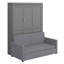 Lit escamotable mural Murphy avec coussin-25218106