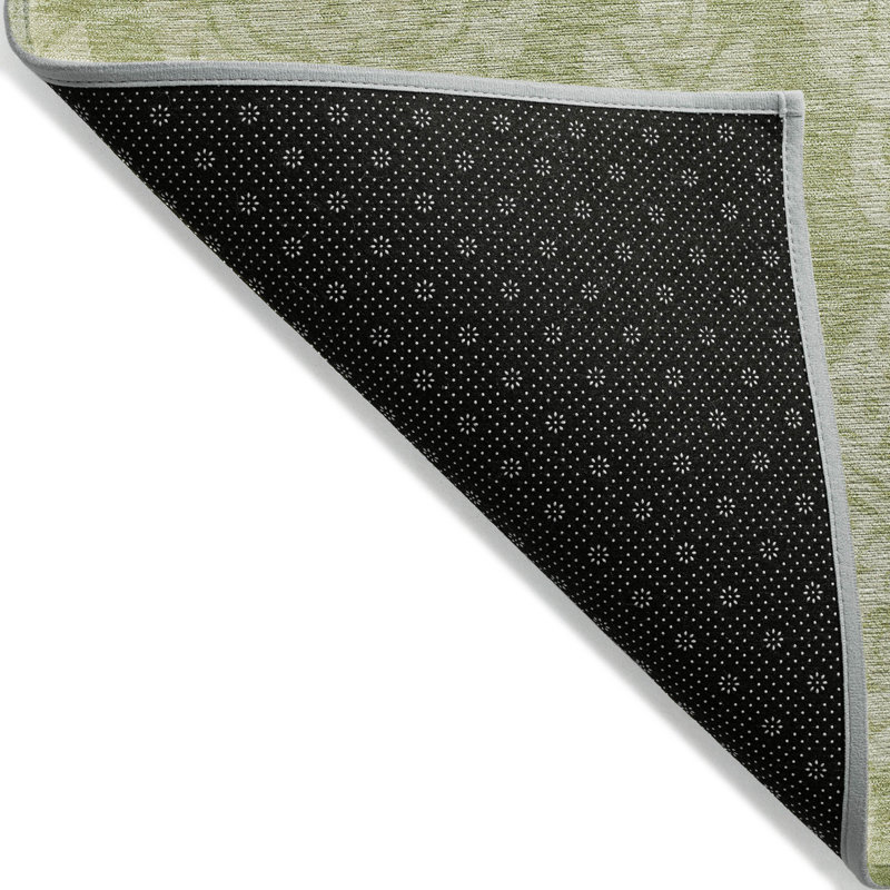 Tapis intérieur / extérieur vert Krymera, 5' x 7'6"
