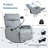 Branson 360° Power Swivel Rocker Recliner with Adjustable Recline