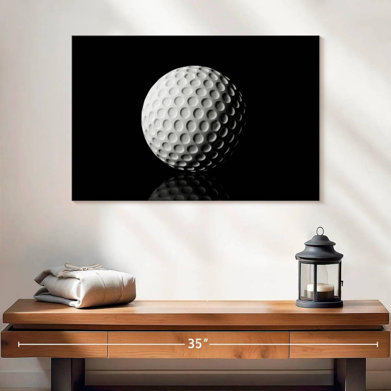 Senne Golf Ball Reflection, 16" H x 24" W