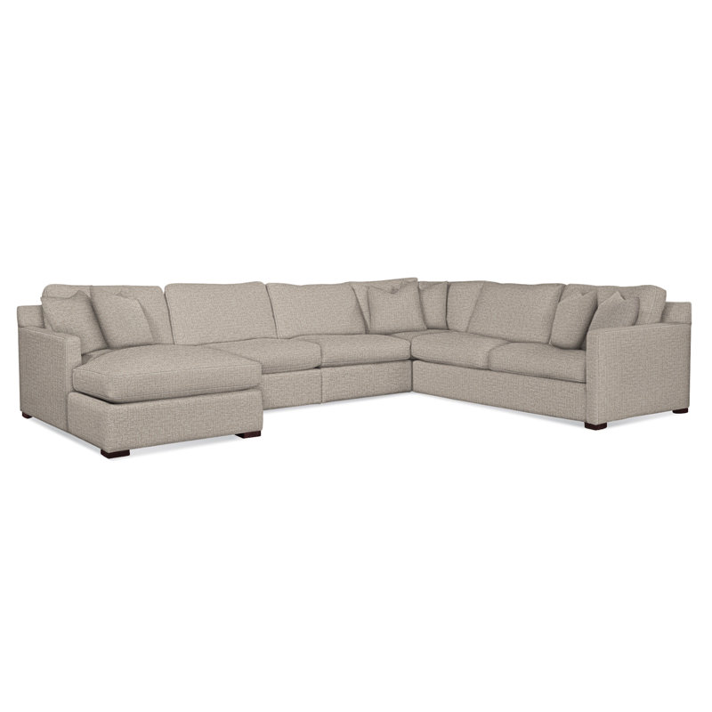 Bel-Air U-Sectional, Right Hand Facing, Beige Performance Fabric; 0851-73, Java Finish