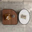 Ensemble de tables basses gigognes noyer