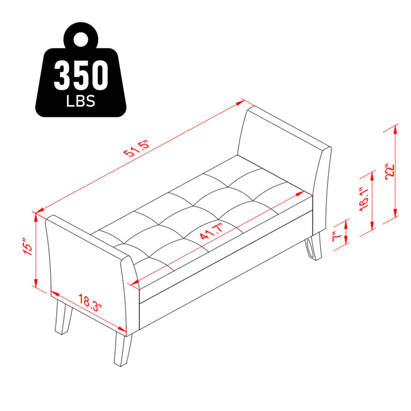 Banc de rangement Schoenbeck, Vert olive