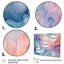 Rose et turquoise enchantés - impressions abstraites sur toile-1538112132-1538112156