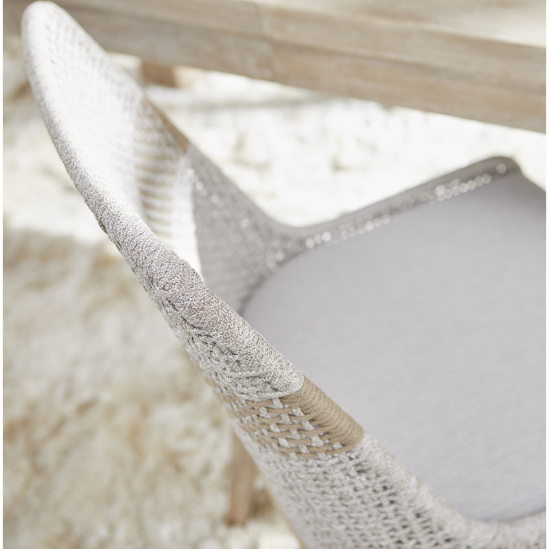 Chaise d'appoint Bowker, Taupe / blanc
