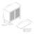 2-Door MDF Accent Cabinet with Shelf and Rattan Doors - Light Oak-1086517371