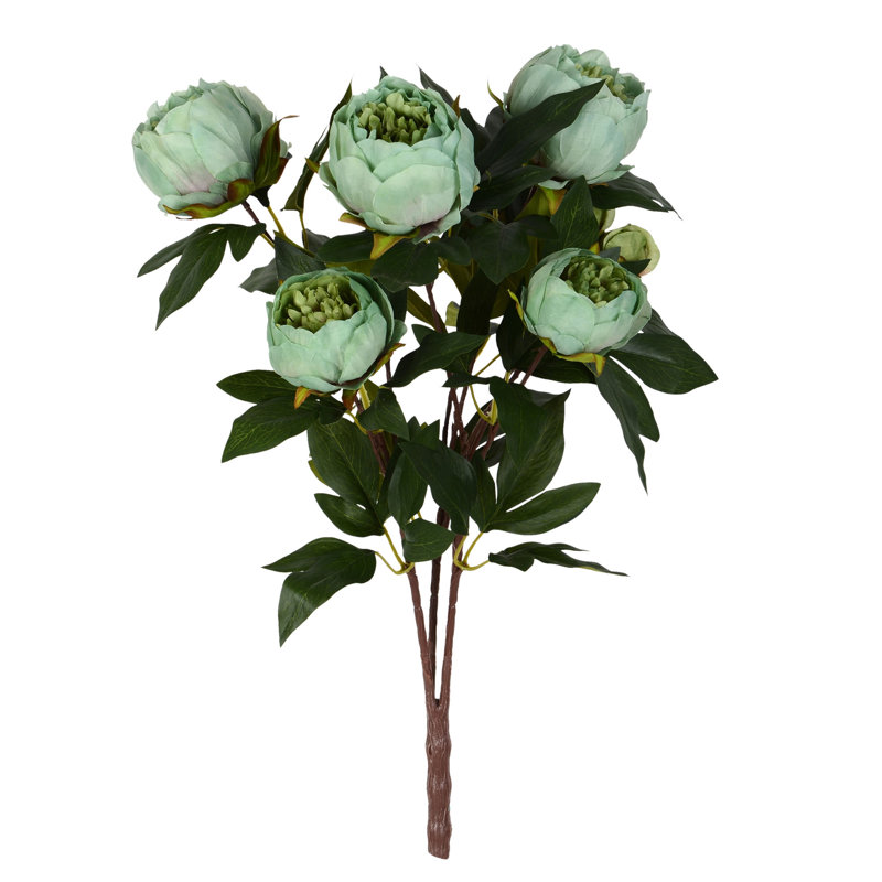 Pivoine artificielle 23 po, Vert