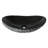 Absolute Black Granite Oval Vessel Bathroom Sink