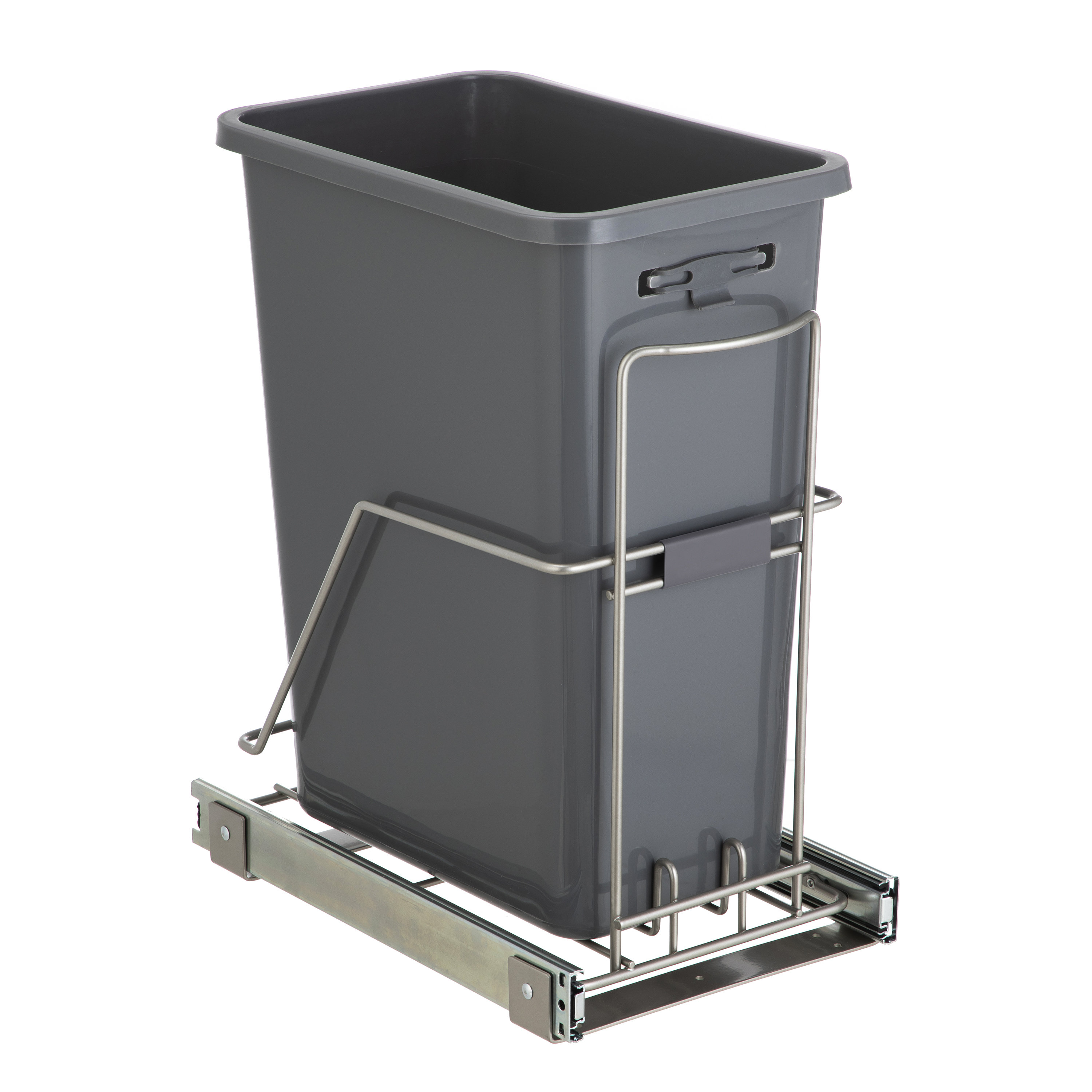 Test Rite Products Corp 13 Gallons Plastic Pull Out Pull Out Trash Can ...