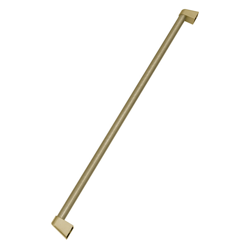 ZLINE Autograph Edition Column Refrigeration Helix Handle (Set of 1) in Matte Black, Champagne Bronze