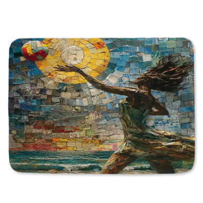 Darneil Microfiber / Microsuede Non-Slip Bath Mat