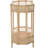Manhattan 2-Tier Rattan Console Table With Dual Shelves, Handcrafted Natural Rattan Design