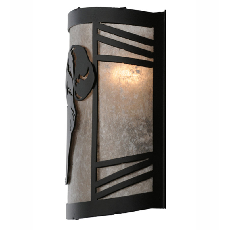 Raccoon On The Loose 1 - Light Flush Mounted Sconce