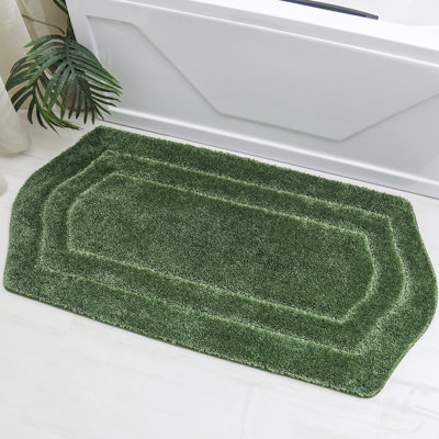 Shilynn Non-Slip Bath Rug – Soft Absorbent Polyester, Skid-Resistant Backing, Machine Washable