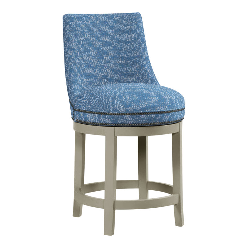 Tabouret de comptoir 26 po Vesper, Amande chamois, Perigold Arigato Morning Glory