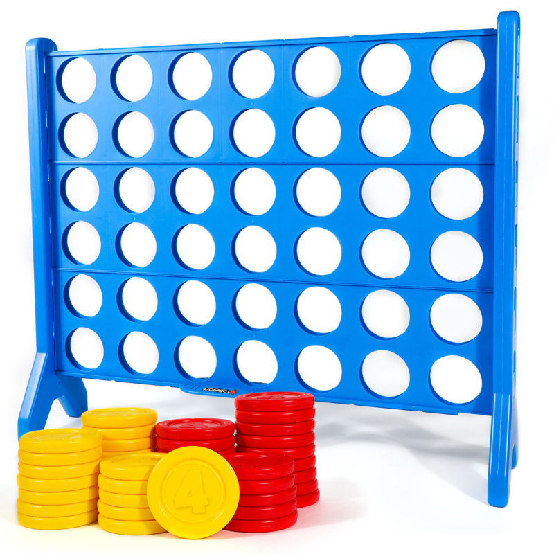 Giant Connect4: Hasbro's Original Connect4 Super-Sized - 46.5 inch All-Weather Official 4-in-a-Row