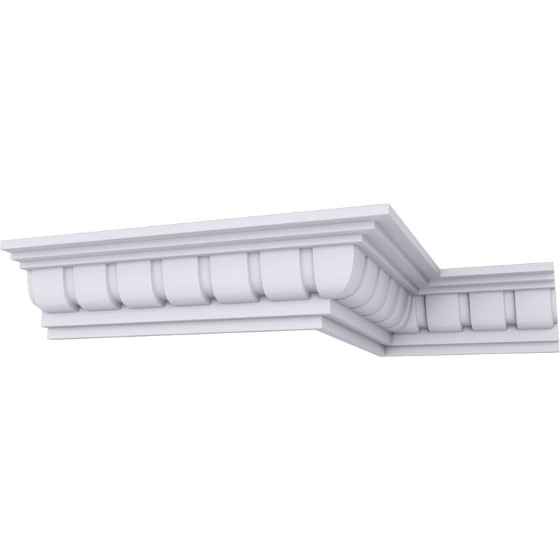 Moulure couronnée H 2 5/8 po x P 2 3/4 po x F 3 3/4 po x L 94 1/2 po