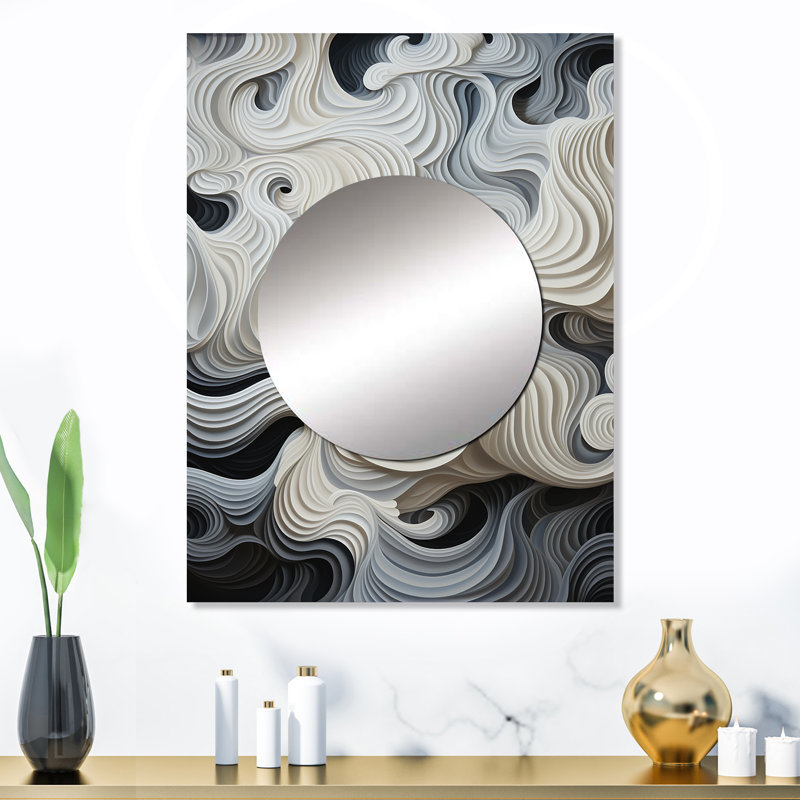 Miroir mural Mikiel, 32 po x 24 po