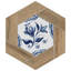 Carreau de porcelaine 9 po x 10,5 po Gador
