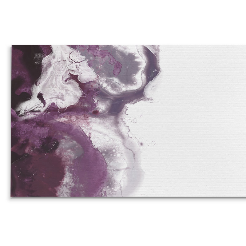 « orchidée wave ii », impression, H 32 po x l 48 po x P 1,5 po, Toile tendue