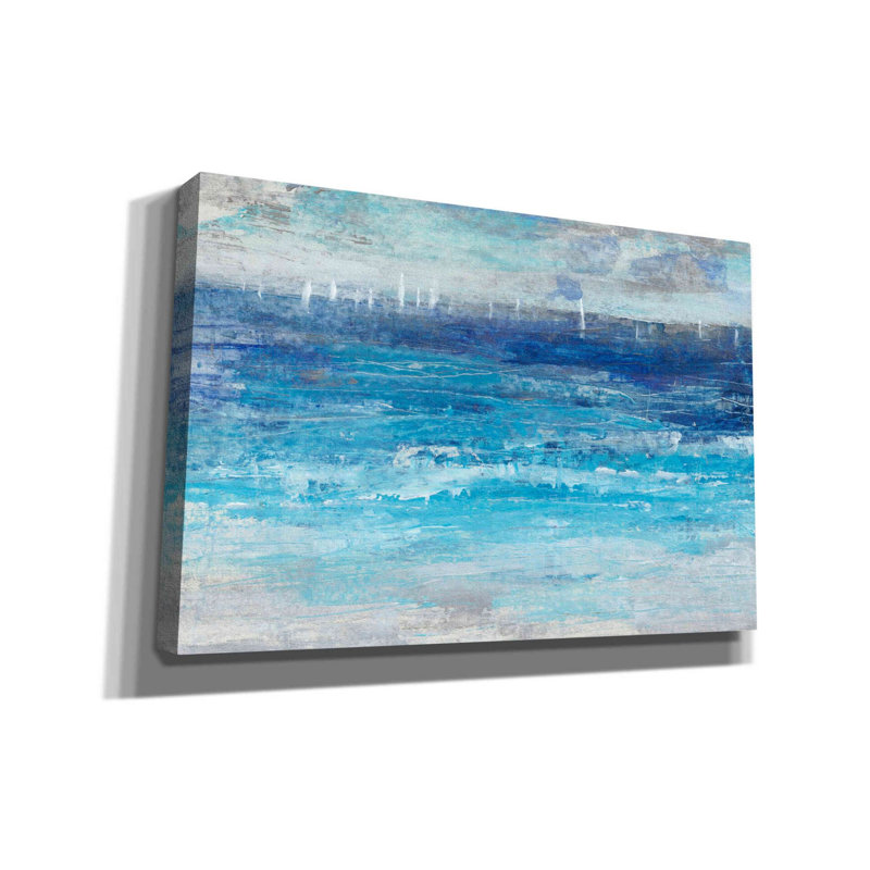 «Sailing Afar I» par Tim O'toole, art mural sur toile, H 40 po x l 60 po x P 1,5 po