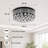 Theodora 15" W 4-Light Dimmable Drum Flush Mount -1415130604
