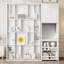 Lit escamotable simple avec bureau roulant, armoire de rangement et bibliothèque-75804866