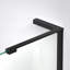 DreamLine Unidoor-X 57 - l 57,5 po x H 72 po sans cadre porte de douche à charnière en noir mat-21429896-122659973-122659981