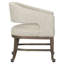 Cleo Upholstered Solid Back Arm Chair-1716518450-1692410367