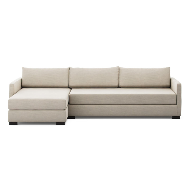 Wickham 2Pc Laf Sectional-Savoy Parchment-Ebony, Left Hand Facing