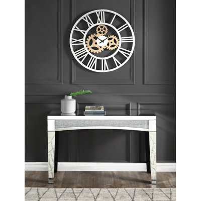 Horloge murale, miroir