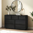 Ensemble de chambre à coucher 3 pièces (commode à 7 tiroirs et ensemble de 2 commodes à 2 tiroirs)