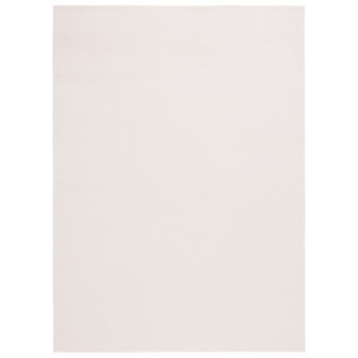 Lukeus Faux Rabbit Fur Performance Machine Washable Solid Color Rug