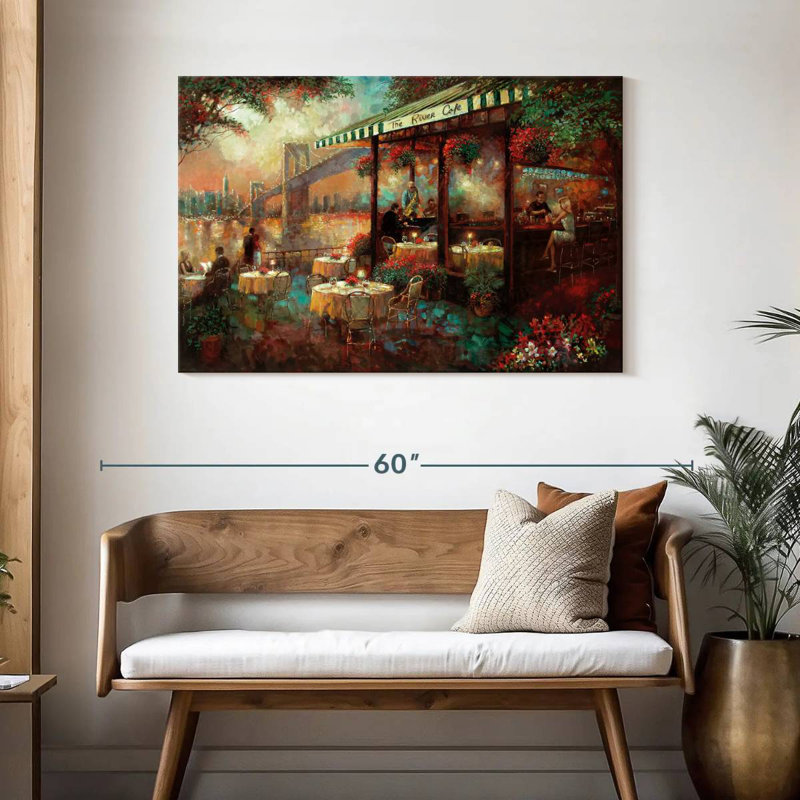 Yarlin The River Cafe, 30" H x 45" W