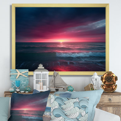 «Pink Coastal Horizon I», reproduction