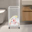 Metal mesh laundry storage cart, laundry basket with wheels-692651899
