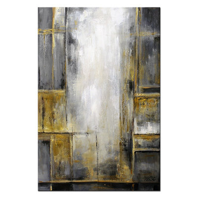 Abstraction - Wrapped Canvas Painting