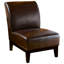 Fauteuil de chambre en cuir Pu