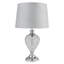 Edie 57Cm Crystal Chrome Silver Modern Table Lamp
