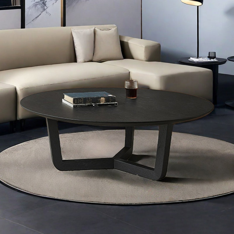 Table basse ronde au design élégant