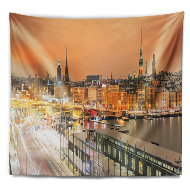 Polyester Tapestry, 78" H x 92" W