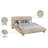 Huckstep Chenille Fabric Bed-310223084-310223086