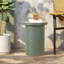 Tables de bout d'extérieur en ciment pour patio, table de jardin