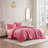 Betsey Johnson Flirty Bows Plush Pink Comforter Set-120559029